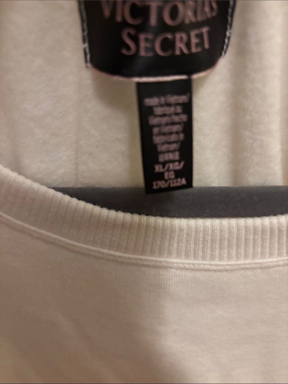 Victoria's Secret Cream Crewneck Sweater